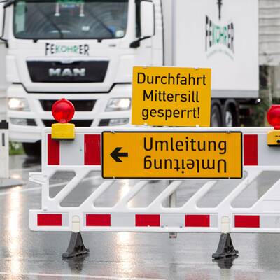 Hochwasser in Brixen im Thale 