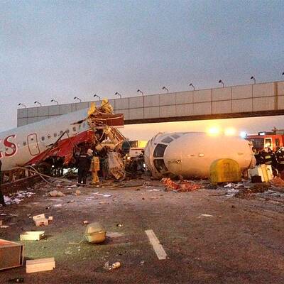 Flugzeugunglück in Moskau 