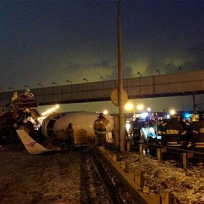Flugzeugunglück in Moskau 
