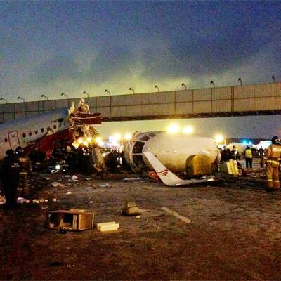Flugzeugunglück in Moskau 