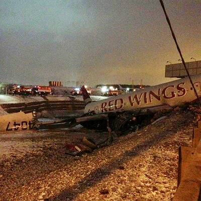 Flugzeugunglück in Moskau 