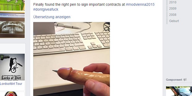 Masters of Dirt-Chef: Ärger wegen Penis-Foto