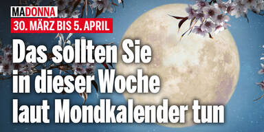 Das sollten Sie in der Woche vom 30. März bis 5. April laut Mondkalender tun