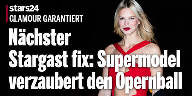 Nächster Stargast fix: Supermodel verzaubert den Opernball
