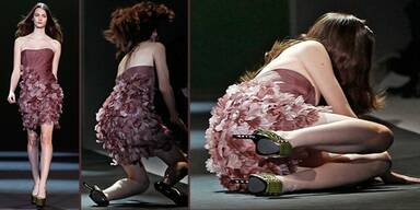 Model-Hoppalas auf den Catwalks