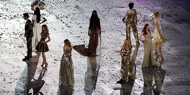 Bombast-Show zum Olympia-Abschluss