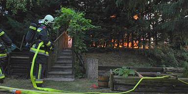 Brand: Nachbarn retten Hausbesitzer das Leben