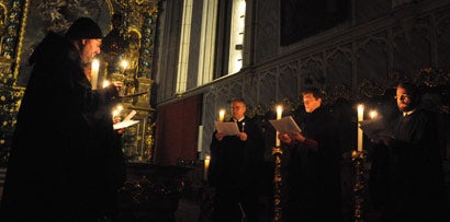 Mönche in Stift Göttweig