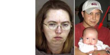 Frau schnitt Schwangerer ihr Baby aus dem Bauch