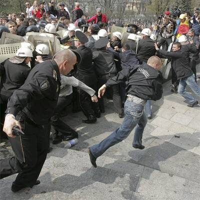 Krawalle in Moldawien