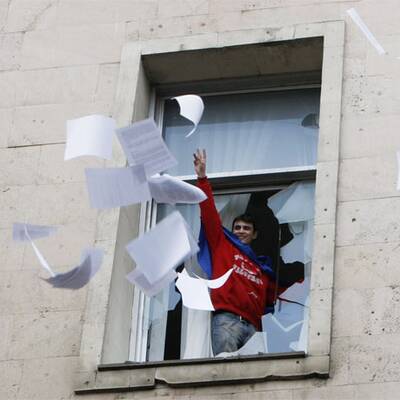 Krawalle in Moldawien