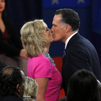 Obama und Romney in der 