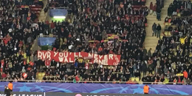 Monaco-Fans sorgen für Gänsehaut-Moment