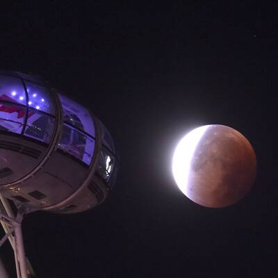 So schön schien der Blutmond