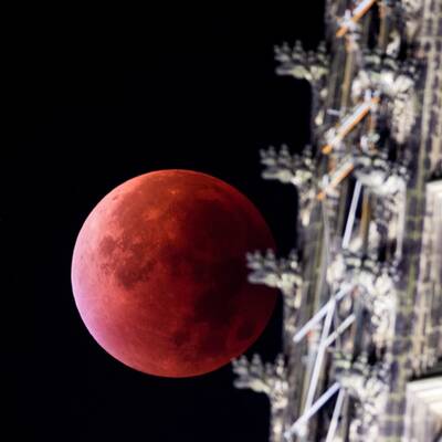 So schön schien der Blutmond