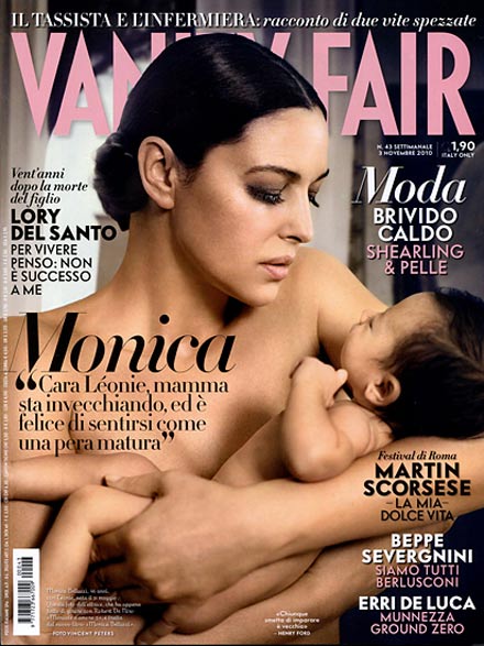 Monica Bellucci zeigt ihre Tochter Leonie in Vanity Fair