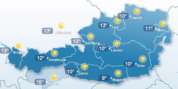 Fünf Tage Sonnenschein