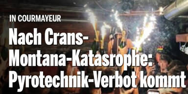Nach Crans-Montana-Katasrophe: Jetzt kommt Pyrotechnik-Verbot