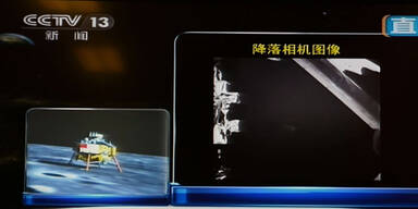 Chinas Raumschiff auf dem Mond gelandet