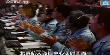 Chinas Raumschiff auf dem Mond gelandet