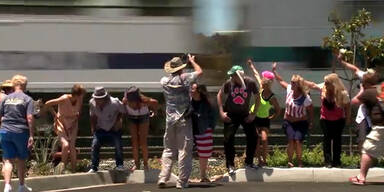 Mooning: Amerikaner zeigen nackte Hintern