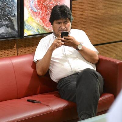 Morales in Wien zur Landung gezwungen