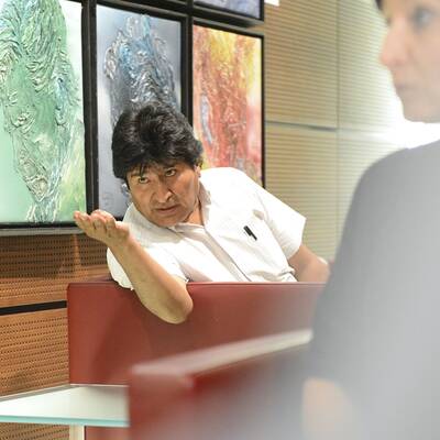 Morales in Wien zur Landung gezwungen