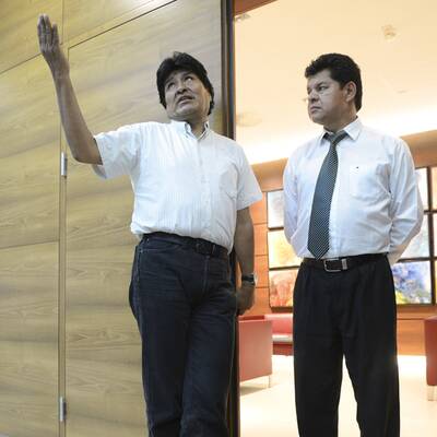 Morales in Wien zur Landung gezwungen