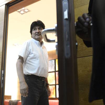 Morales in Wien zur Landung gezwungen