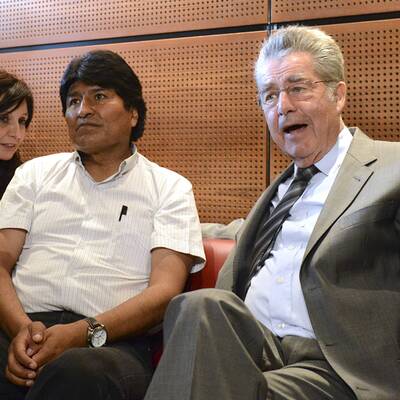 Morales in Wien zur Landung gezwungen