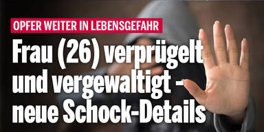 Frau (26) vergewaltigt und fast ermordet - neue Schock-Details