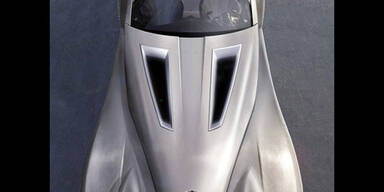 Extravaganter Sportwagen mit Null-Emmission