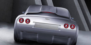 Extravaganter Sportwagen mit Null-Emmission