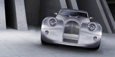 Extravaganter Sportwagen mit Null-Emmission