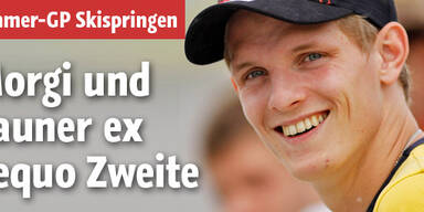 Morgenstern und Zauner ex aequo Zweite