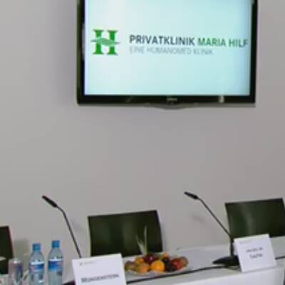 Vor seinem Auftritt absolvierte Morgenstern noch eine letzte Therapieeinheit