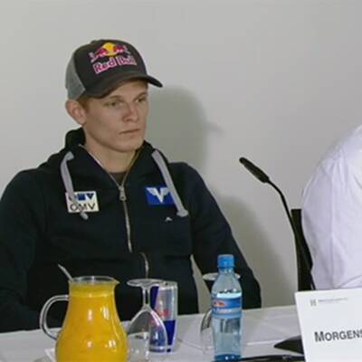 Vor seinem Auftritt absolvierte Morgenstern noch eine letzte Therapieeinheit