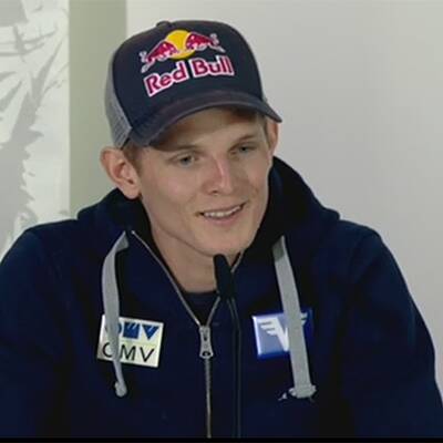 Vor seinem Auftritt absolvierte Morgenstern noch eine letzte Therapieeinheit