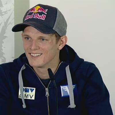 Vor seinem Auftritt absolvierte Morgenstern noch eine letzte Therapieeinheit