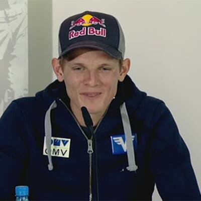 Vor seinem Auftritt absolvierte Morgenstern noch eine letzte Therapieeinheit