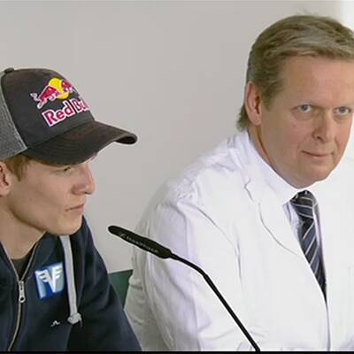 Vor seinem Auftritt absolvierte Morgenstern noch eine letzte Therapieeinheit