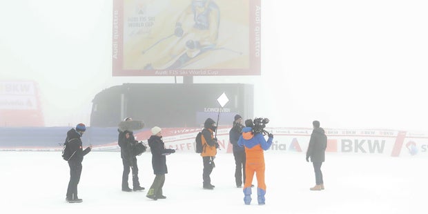 Nebel-Chaos: Rennabsage in St. Moritz