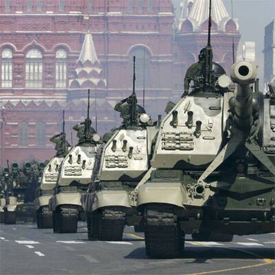 Militärparade in Moskau