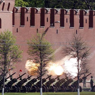 Militärparade in Moskau