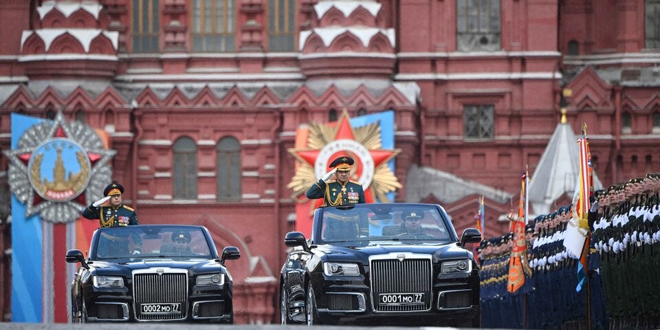 Militärparade in Moskau