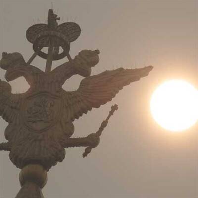 Aschewolke über Moskau