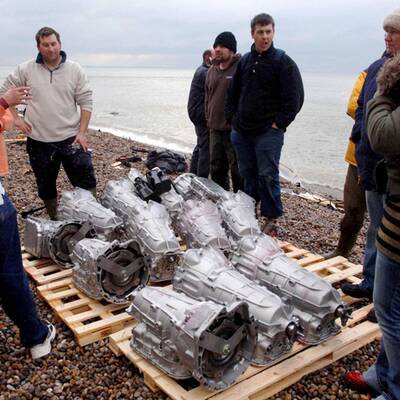 Plünderungen nach Havarie