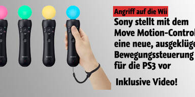 Sony stellt Move-Controller für PS3 vor