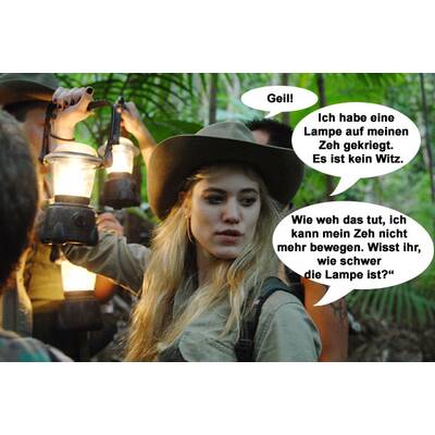 Larissa Marolt im Dschungelcamp