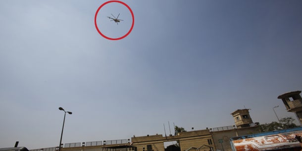 Mubarak Hubschrauber